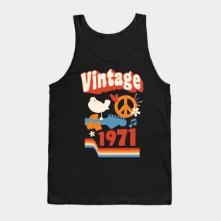 Vintage 1971 - Woodstock Style Tank Top